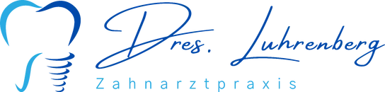 Logo der Zahnarztpraxis Dres. Luhrenberg mit stilisiertem Zahn und Schriftzug